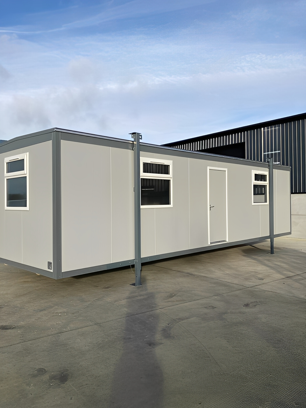 32Ft-x-10Ft-Jackleg-Plastisol-Office-Cabin - Royal Containers Trailer Suppliers
