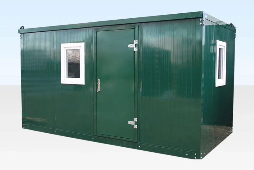4.3m-X-2.3m-Flat-Packed-Office-Cabin - Royal Containers Trailer Suppliers