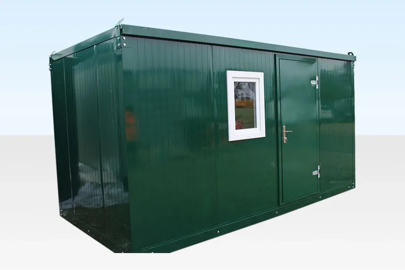 4.3m-X-2.3m-Flat-Packed-Office-Cabin1 - Royal Containers Trailer Suppliers