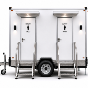 9.8ft Luxury 2-Stall Toilet