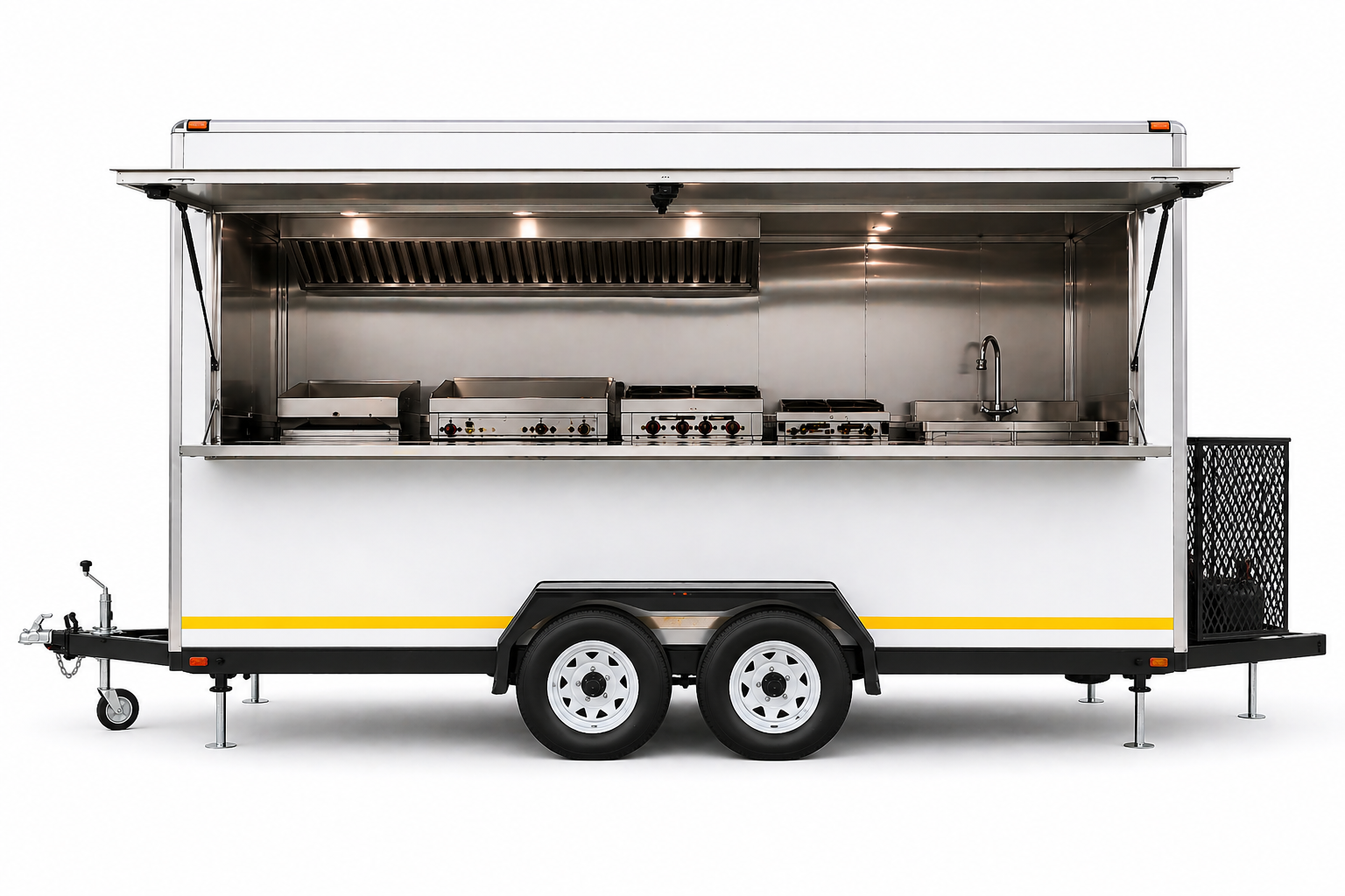 mobile-food-trailer-4m-4-4m-1 - Royal Containers Trailer Suppliers